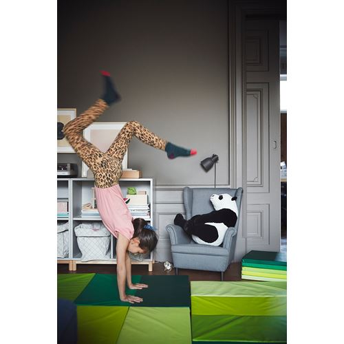 IKEA - PLUFSIG, katlanır jimnastik minderi, yeşil, 78x185 cm
