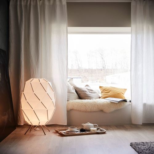 IKEA - SJÖPENNA, floor lamp, white