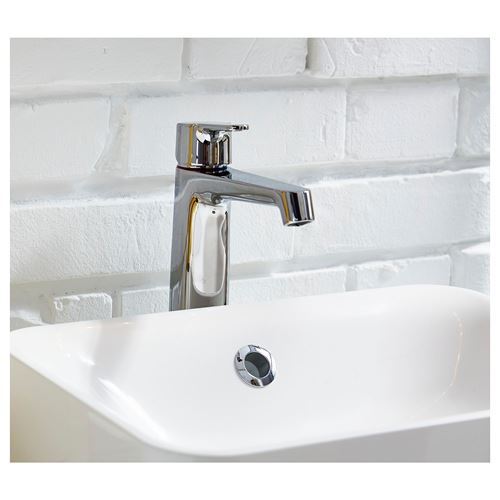 IKEA - BROGRUND, lavabo bataryası, krom kaplama