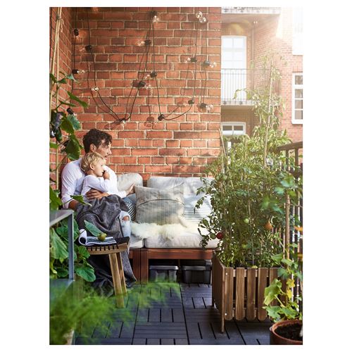 IKEA - APPLARÖ, garden armchair, brown