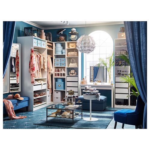 IKEA - PAX, PAX köşe gardırop, beyaz, 160/188x236 cm