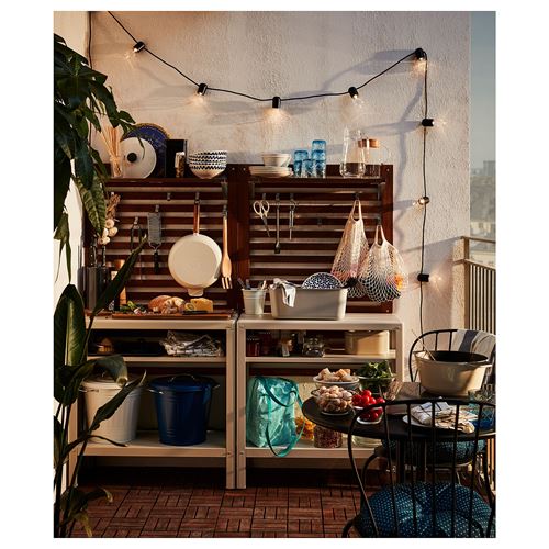 IKEA - APPLARÖ, duvar paneli, kahverengi, 80x158 cm