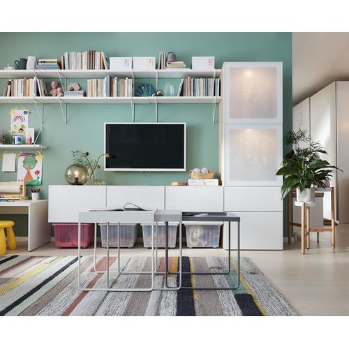 IKEA - BRÖNDEN, el dokuması halı, çok renkli, 170x240 cm