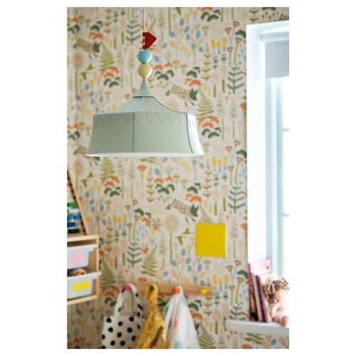 IKEA - TROLLBO, çocuk sarkıt lamba, açık yeşil