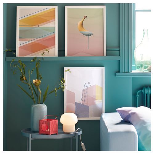 IKEA - TOKABO, abajur, opal beyaz