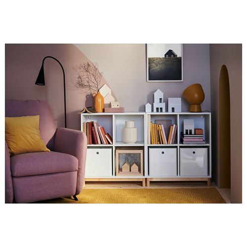 IKEA - KUGGIS, kutu, beyaz, 30x30x30 cm