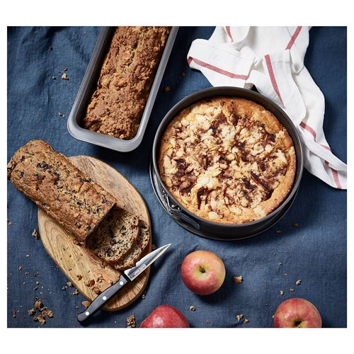 IKEA - HEMMABAK, kelepçeli kek kalıbı, gri, 27 cm