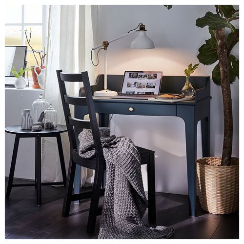 IKEA - LOMMARP, desk, dark blue/green, 90x54 cm