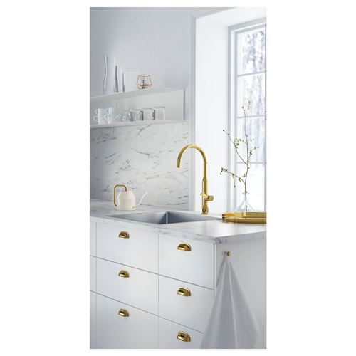 IKEA - LYSEKIL, çift taraflı duvar paneli, beyaz, 119,6x55 cm