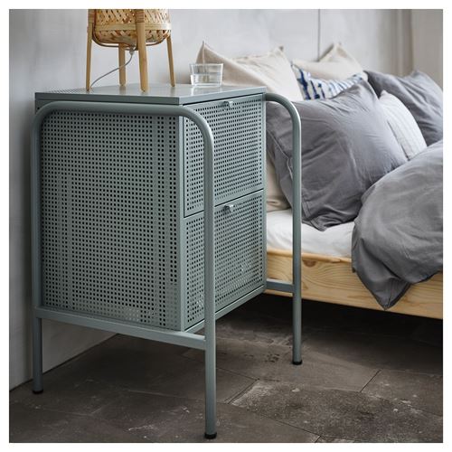 NIKKEBY gri-yeşil 46x70 cm komodin - 30439457 | IKEA