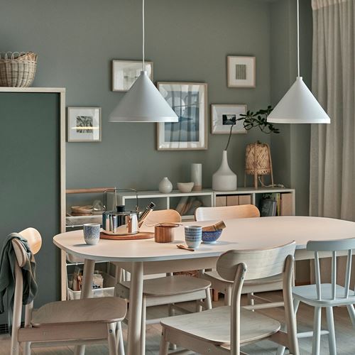 IKEA - NAVLINGE, sarkıt lamba, beyaz, 33 cm