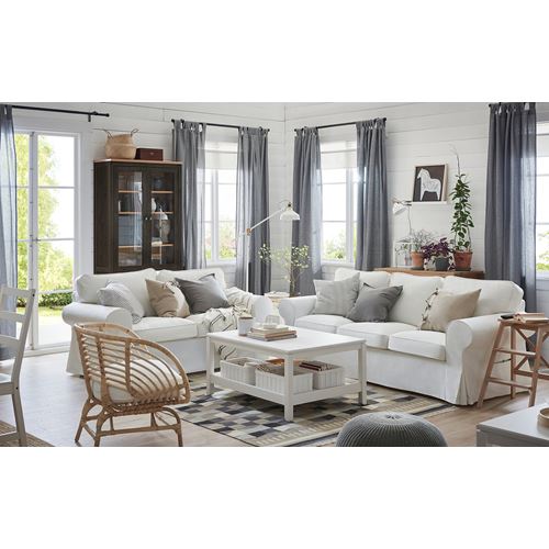 IKEA - EKTORP, 2-seat sofa, Blekinge white