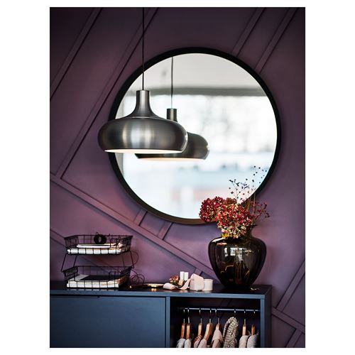 IKEA - VAXJÖ, pendant lamp, aluminium color