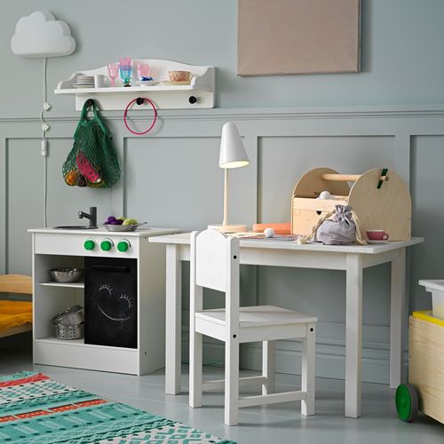 IKEA - SUNDVIK, children's table, white, 76x50 cm