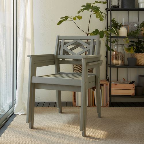IKEA - BONDHOLMEN, yemek masası ve sandalye seti, gri