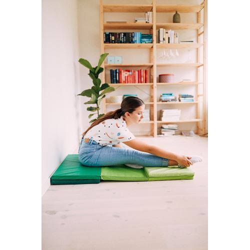 IKEA - PLUFSIG, katlanır jimnastik minderi, yeşil, 78x185 cm