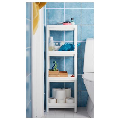 IKEA - VESKEN, raf ünitesi, beyaz, 36x23x101 cm