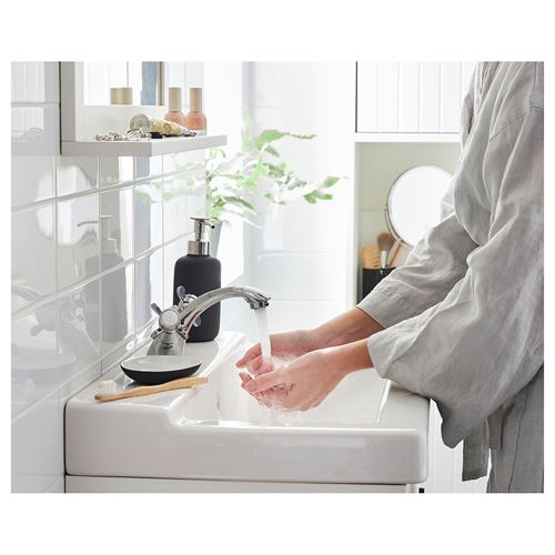 IKEA - EKOLN, soap dish, dark grey, 13x9 cm