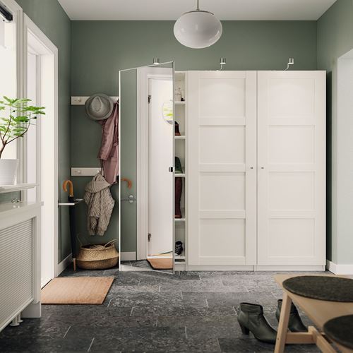 IKEA - BERGSBO, wardrobe door, white, 50x195 cm