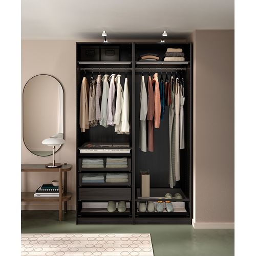 IKEA - PAX, gardırop iskeleti, venge, 75x58x201 cm