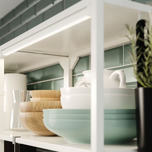 IKEA - SKYDRAG, LED'li sensörlü dolap aydınlatması, beyaz, 40 cm
