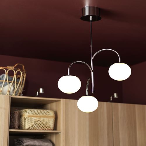 IKEA - SIMRISHAMN, pendant lamp, chrome-plated