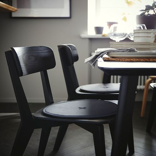 IKEA - LISABO, kitchen table, black, seats 4