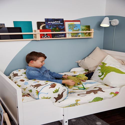 IKEA - SUNDVIK/LURÖY, extendable bed, white, 80x200 cm