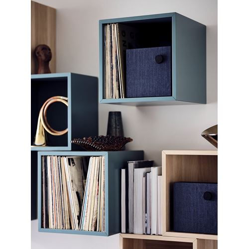 IKEA - EKET, dolap ünitesi, gri-turkuaz, 35x25x35 cm