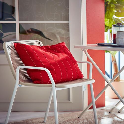 IKEA - TORPARÖ, folding chair and table set, white-beige, 130 cm