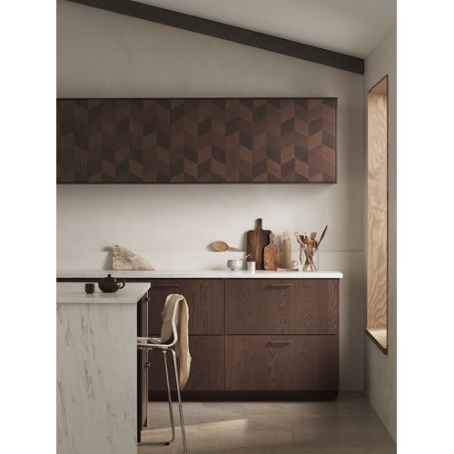 IKEA - HASSLARP, kapak, kahverengi-desenli, 60x80 cm