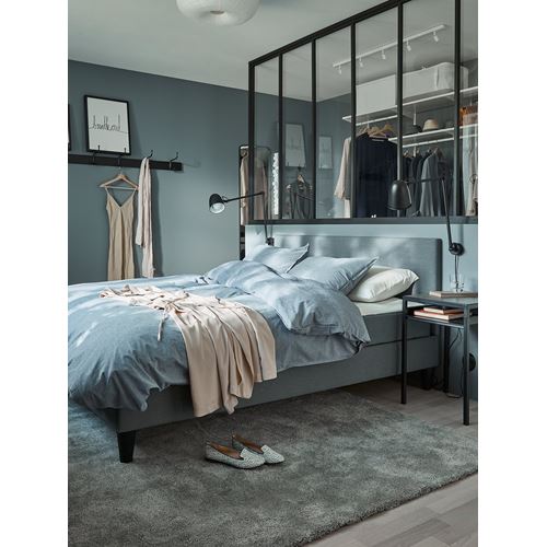 IKEA - KOPPARBLAD, single duvet cover sets, dark blue, 150x200/50x60 cm