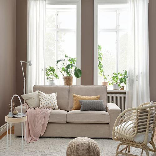IKEA - KIVIK, 3'lü kanepe, hillared bej