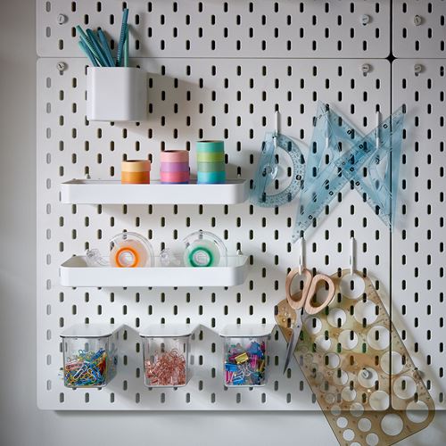 IKEA - SKADIS, pegboard, shelf-container, 56x56 cm
