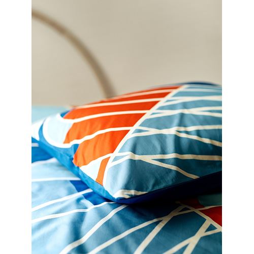 IKEA - SPORTSLIG, kids' bedding set, blue, 150x200/50x60 cm