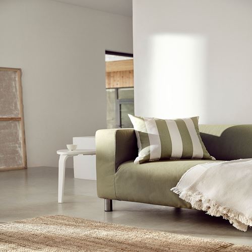 IKEA - KLIPPAN, 2-seat sofa, vissle yellow/green