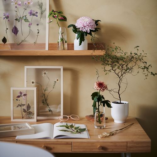 IKEA - MALERAS, picture ledge, bamboo, 55 cm