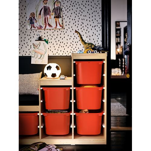 IKEA - ANGARNA, çocuk masa lambası, beyaz-siyah, 200 lm