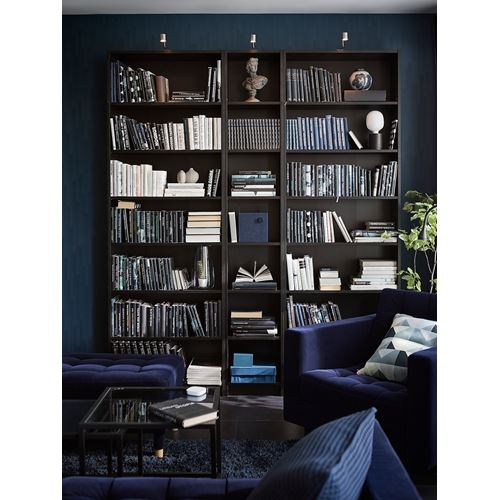 IKEA - BILLY, bookcase, blackbrown, 80x28x202 cm