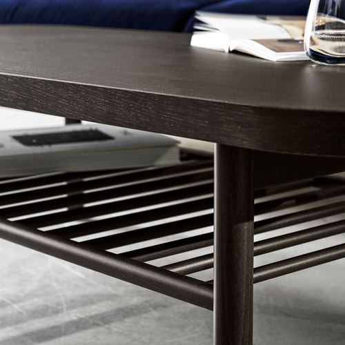 IKEA - LISTERBY, orta sehpa, koyu kahve, 140x60 cm