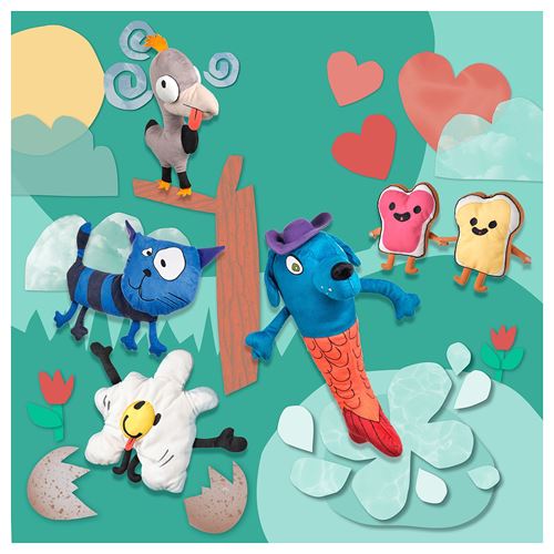 IKEA - SAGOSKATT, soft toy, multicolour