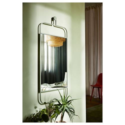 IKEA - GRANVAG, wall mirror, green, 50x110 cm