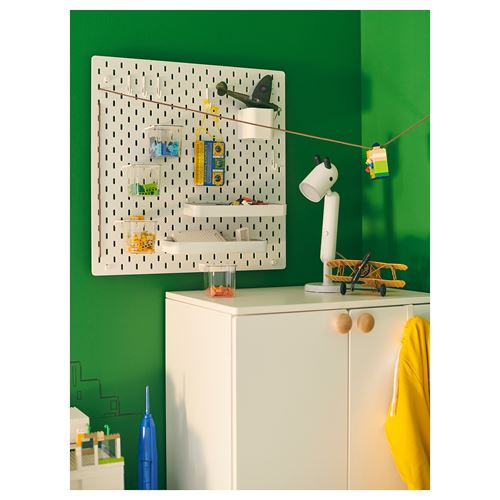 IKEA - SKADIS, pegboard, shelf-container, 56x56 cm