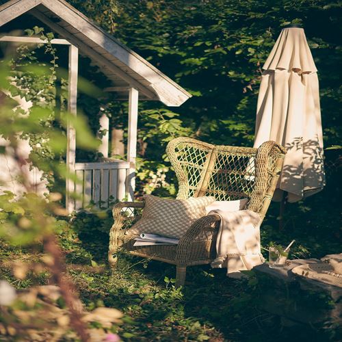 IKEA - RISHOLMEN, garden armchair, brown