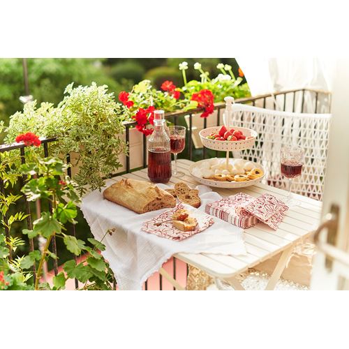 IKEA - MALARÖ, katlanabilir masa, beyaz, 80x62 cm