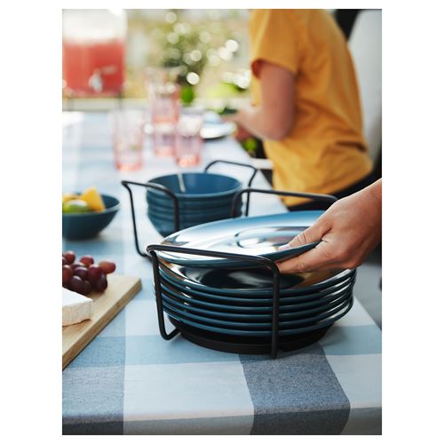 IKEA - UPPDATERA, plate holder, anthracite, 19-31 cm