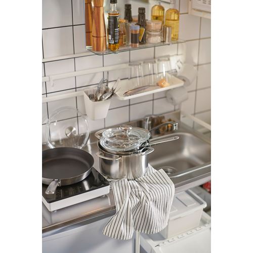 IKEA - HEMKOMST, çelik tencere seti, paslanmaz çelik