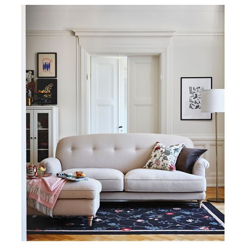 IKEA - ESSEBODA, 3-seat sofa, knaback light beige