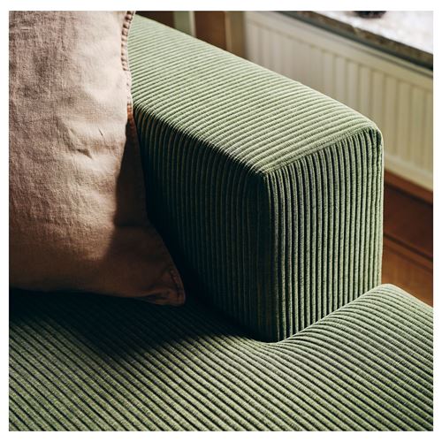 IKEA - JATTEBO, corner sofa, samsala dark yellow/green