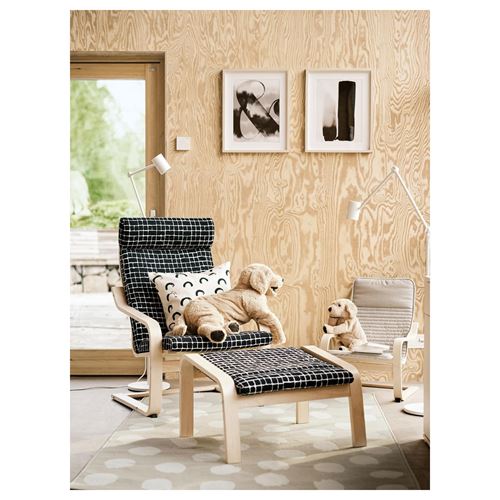 IKEA - BOGENSE, large rug, beige, 133x195 cm